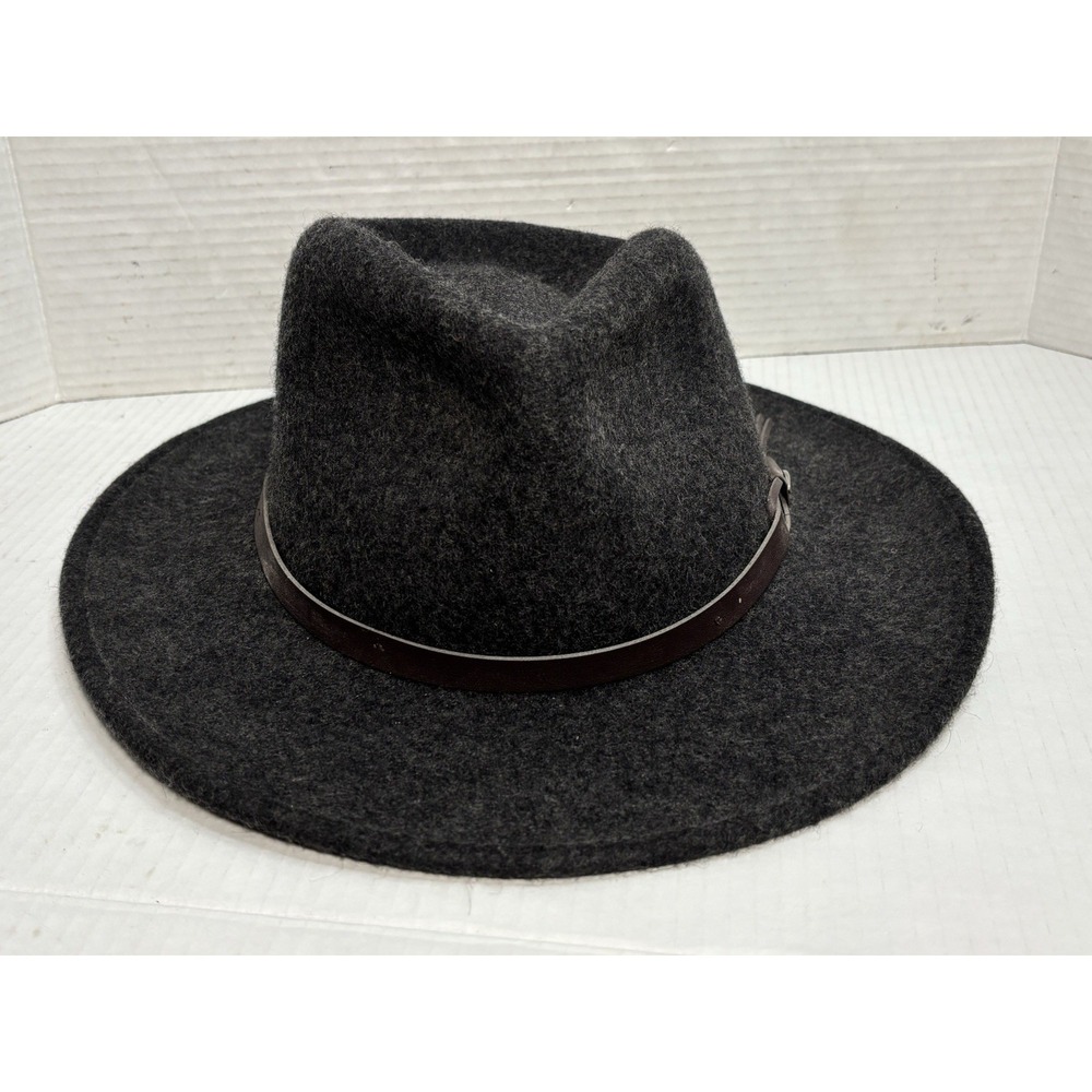 Scala Four Seasons Felt Wool Outback Hat XL‎ Crushable Packable Western